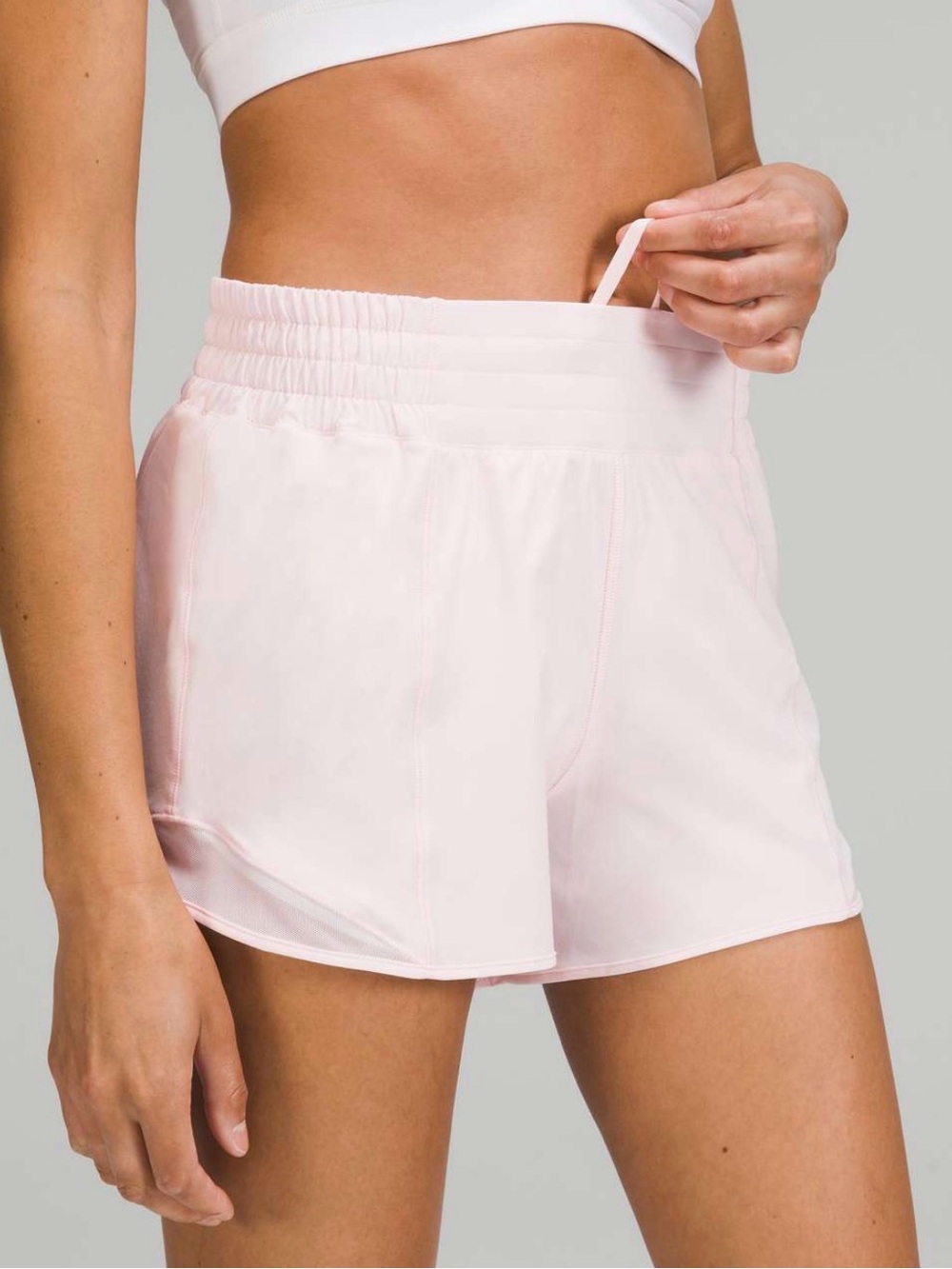 Lululemon Light Pink Hotty Hot 4” Inseam Shorts Size 14